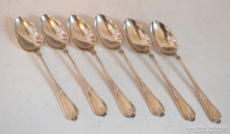 Silver cutlery set for 6 persons - baroque style (fm51)