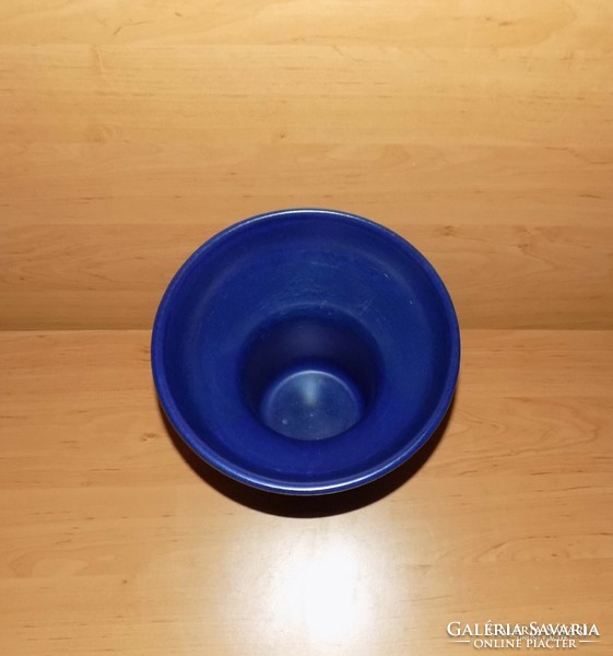 Marked industrial artist two-handled ceramic vase or bowl 20 cm (z)