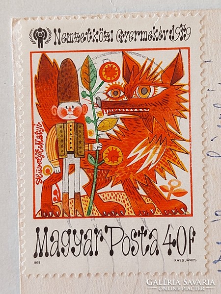 Régi képeslap Balatonfüred fotó levelezőlap 1978 Marina Szálló