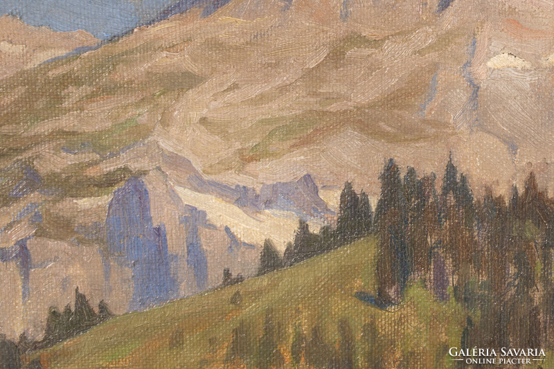 Valerie czepelka (1896-1975): alpine landscape