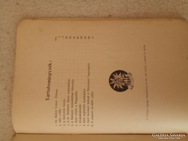 M.T.E. Medikusok évkönyve 1931-36