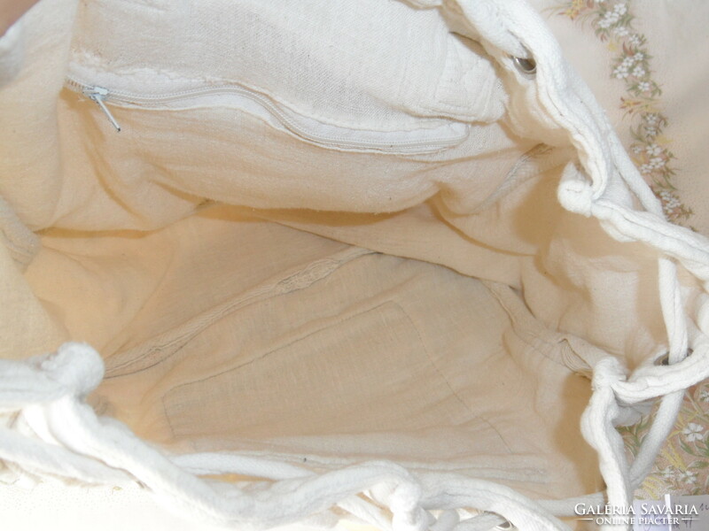 Textil hátizsák természetes anyagból