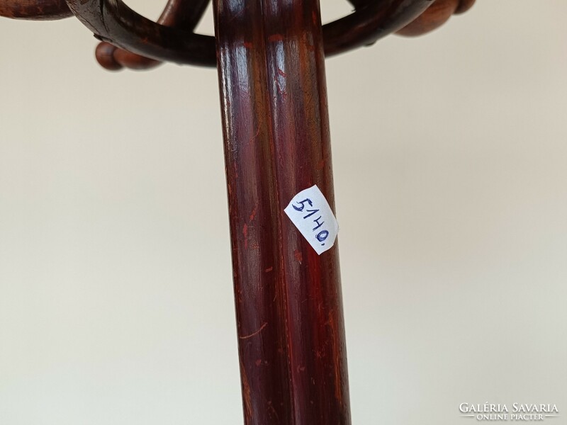 Antik Thonet szecessziós hajlított bútor álló ruhafogas ruha akasztó fogas jelképes áron A 5140