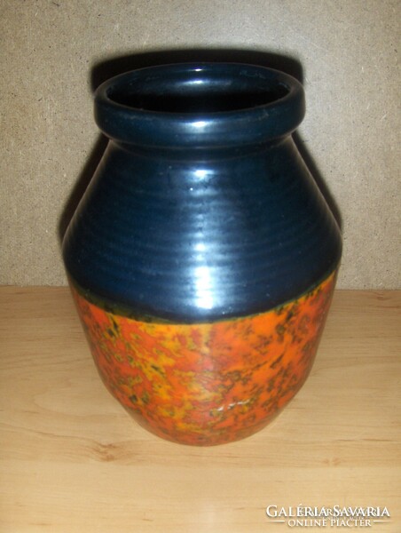 Retro lake head industrial artist ceramic vase 16 cm high (7/d)