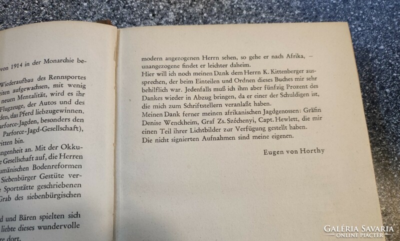 Der Sport meines Lebens. Eugen von Horthy, Horthy J. Egy élet sportja - "vadászat". 1944