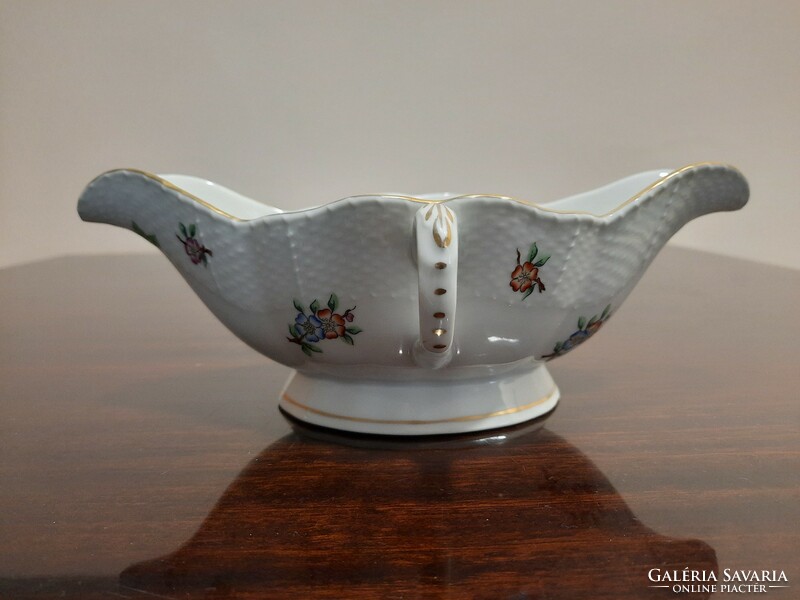 Porcelain sauce bowl with Eton pattern from Herend