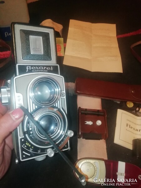 Flexaret VI fényképezőgép eredeti dobozában összes tartozékkal hibátlan állapotú