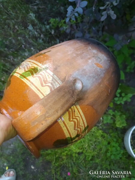 Folk earthenware cooking pot Silke