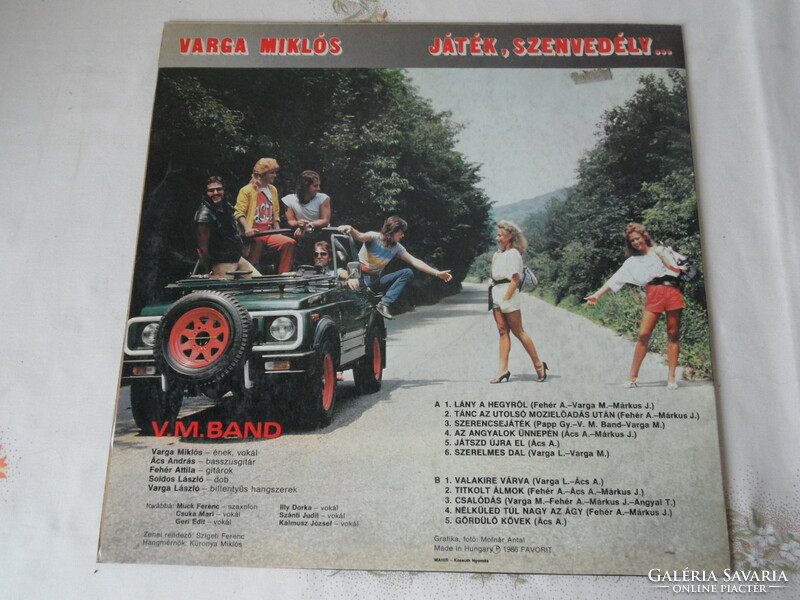 Miklós Varga: play, passion....- Vinyl record