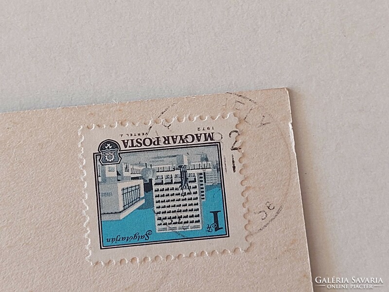 Régi képeslap Balaton fotó levelezőlap Vonyarcvashegy 1982 kemping
