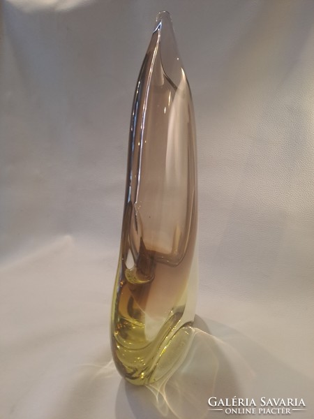 Original Murano flavio poli : sommerso vase 37.5 cm