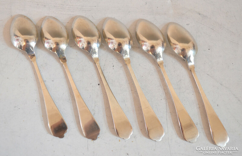 Silver cutlery set for 6 persons - baroque style (fm51)