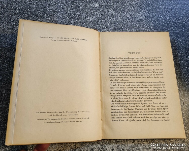 Der Sport meines Lebens. Eugen von Horthy, Horthy J. Egy élet sportja - "vadászat". 1944