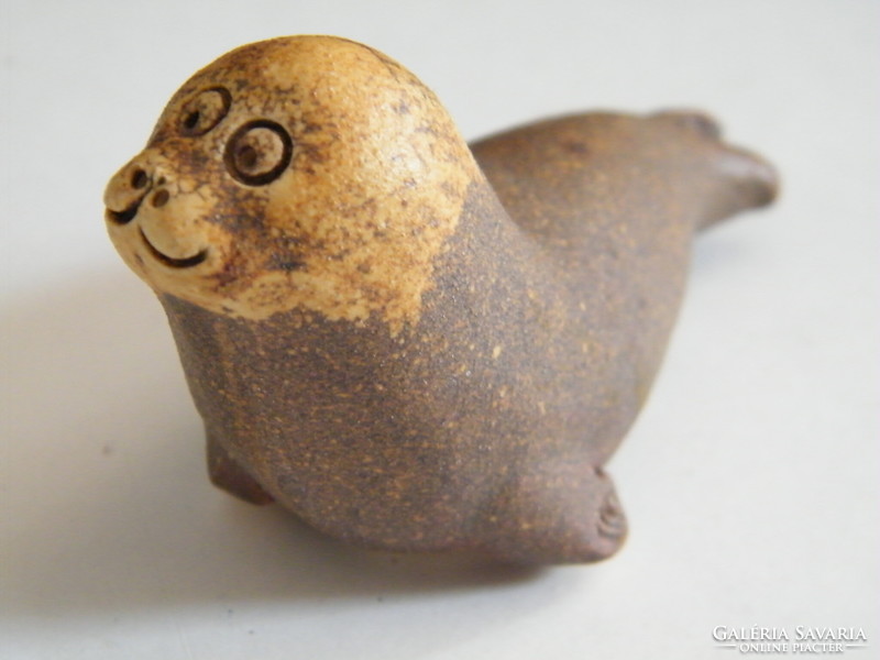 Marked small seal ceramic figure