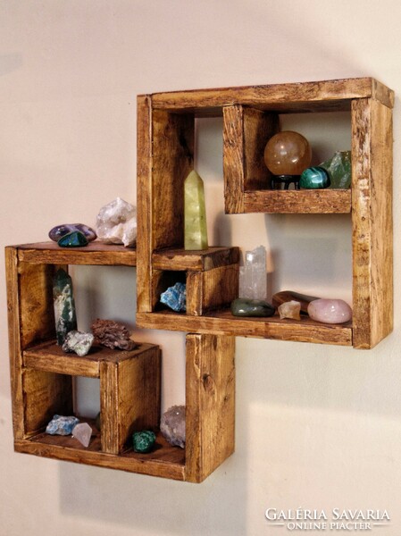 Square wooden shelf to order