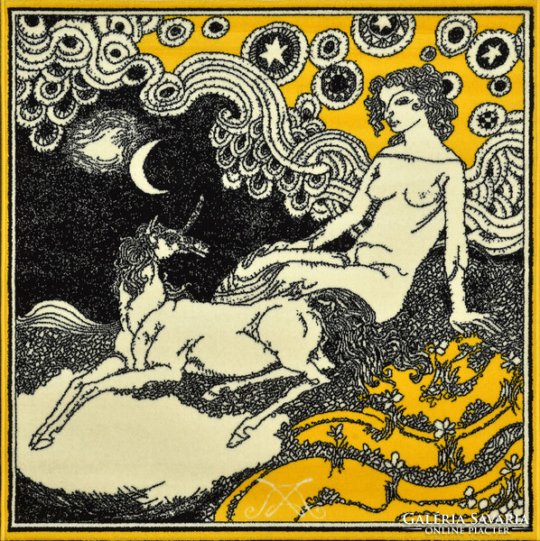 Tapestry designed by Endre Szasz - unicorn