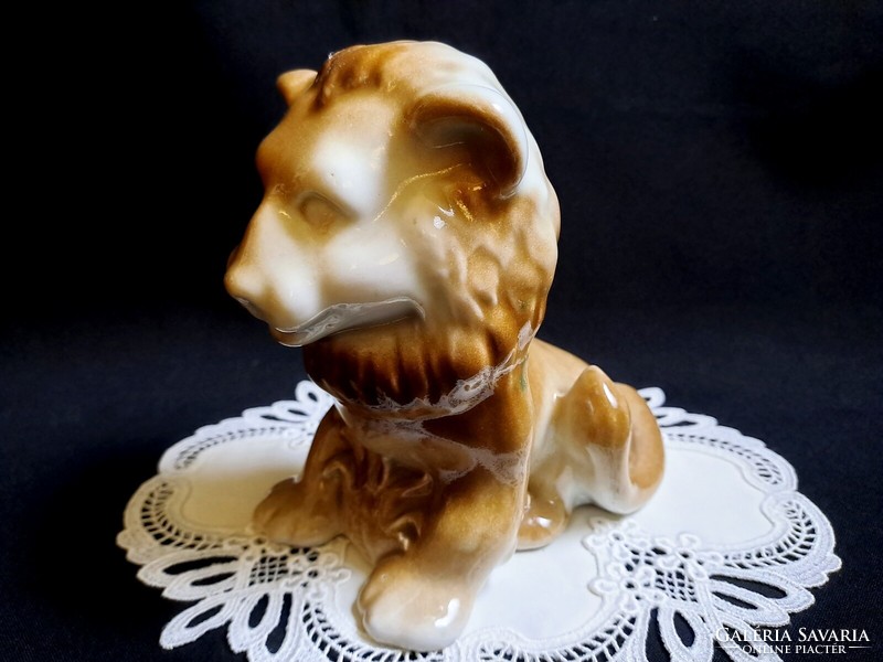 Large porcelain lion
