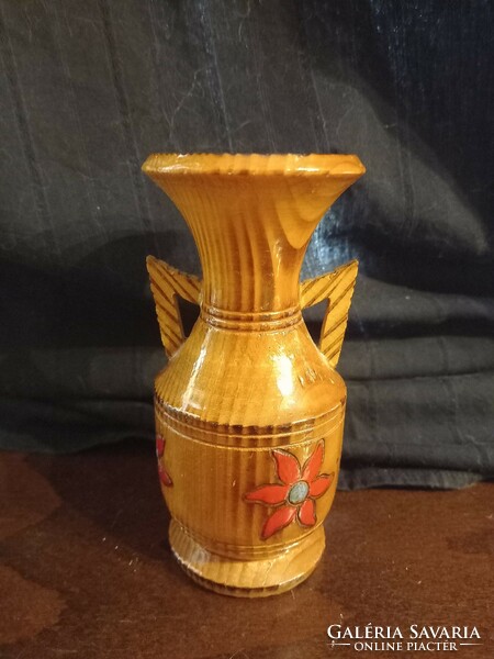 Carved candle holder