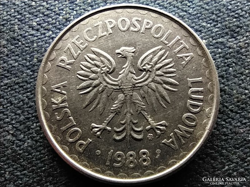 Lengyelország 1 Zloty 1988 MW (id67216)