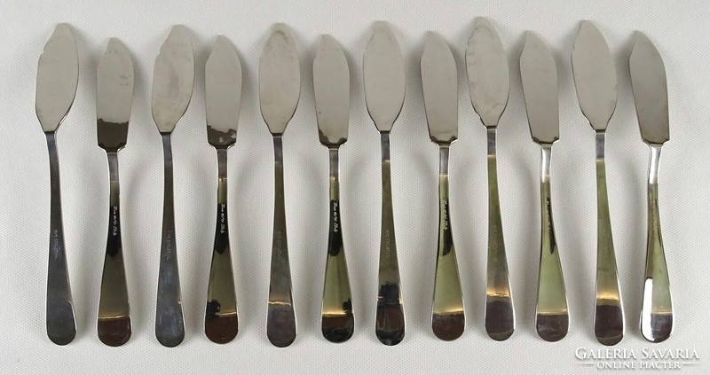 1O423 Italian stainless steel 2x6 fish cutlery set