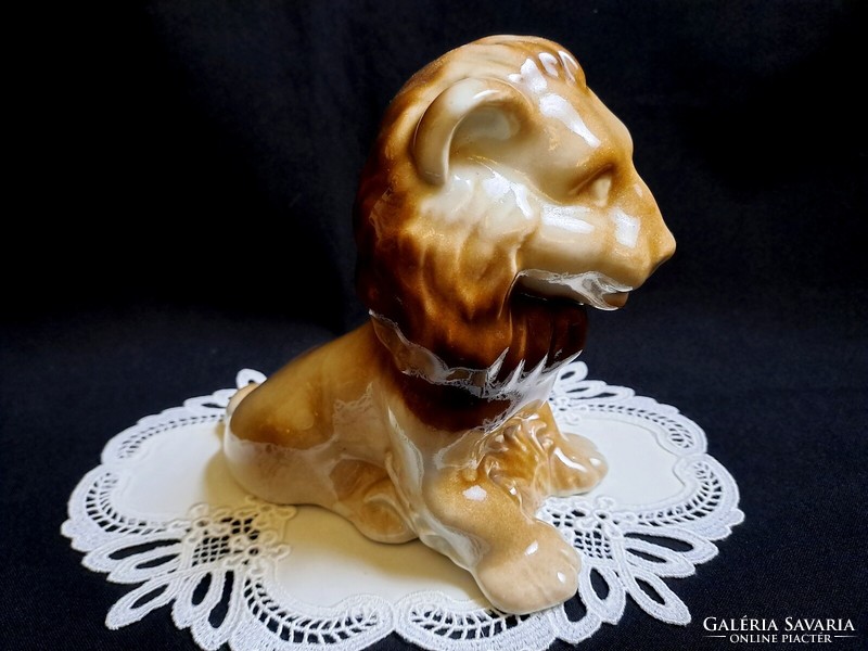 Large porcelain lion