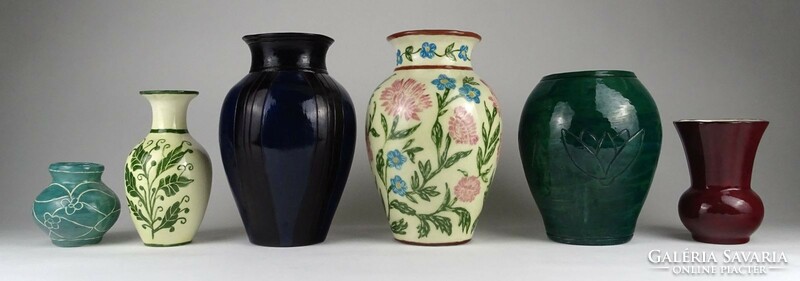 1N969 weaver kati ceramic vase package 6 pieces