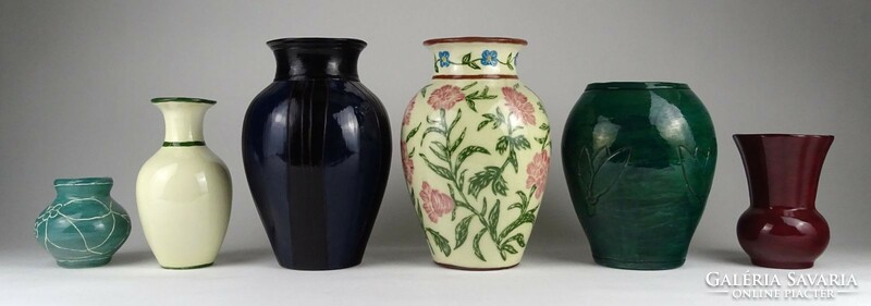 1N969 weaver kati ceramic vase package 6 pieces