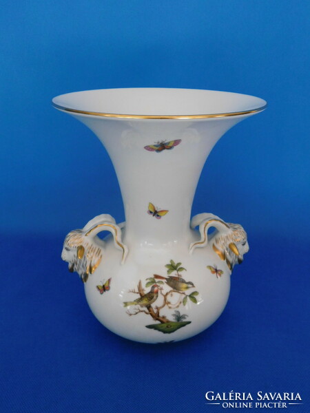 Herend rothschild ram's vase