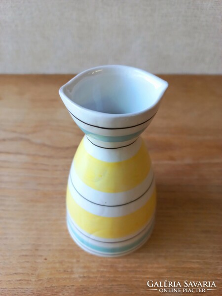 Zsolnay's retro striped vase - less common form