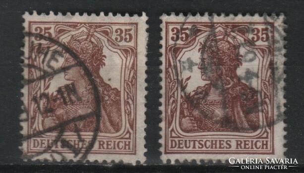 Deutsches reich 0477 mi 103 a,b €25.00