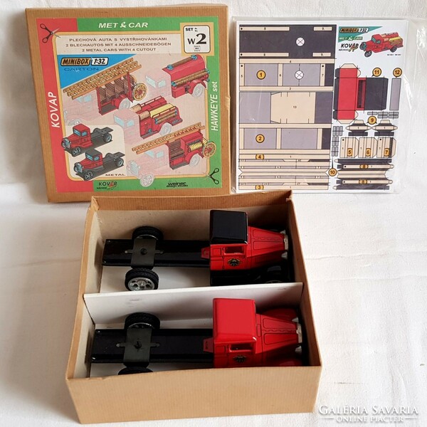 Kovap fire truck 2 pcs + 4 superstructures in the box!