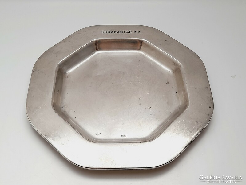 Silver-plated alpaca tray, Dunabenyar catering industry company