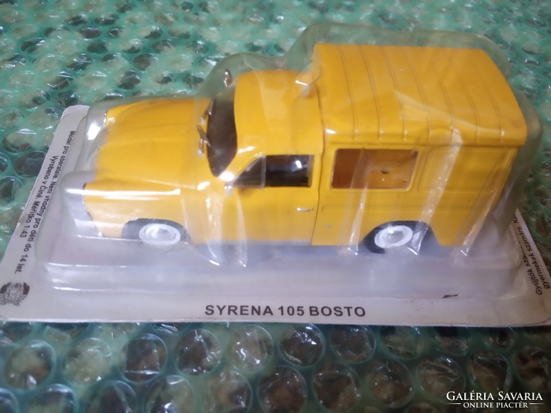 Syrena 105 bosto retro cars in good condition !!! Unopened !!!