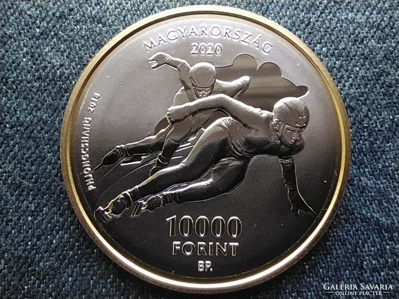 125 éves a Magyar Olimpiai Bizottság .925 ezüst 10000 Forint 2020 BP PP (id63971)
