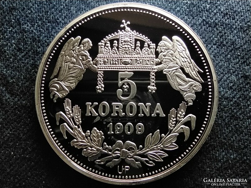 Királyi Koronák Utánveretben Mária Terézia 5 korona .999 ezüst PP (id57486)