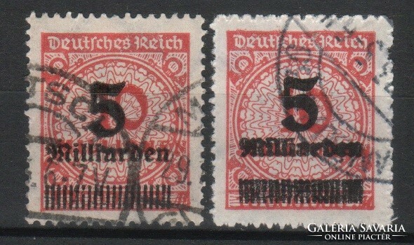 Deutsches Reich 0515 Mi 334 A P, B P     243,50 Euró