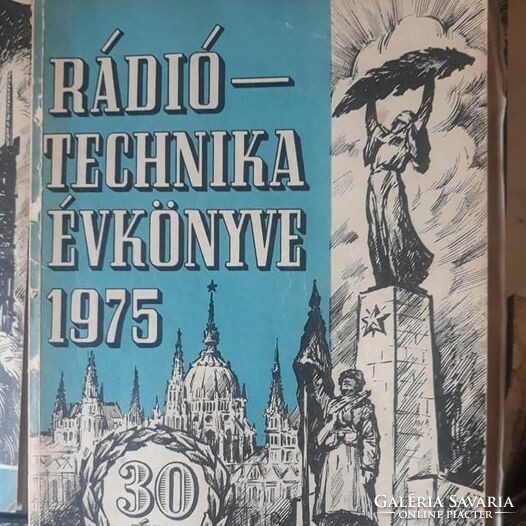 Retro  TV/Radio / Retro radiotechnika Évkönyve 1975.- szocialista design, gyüjtői darab
