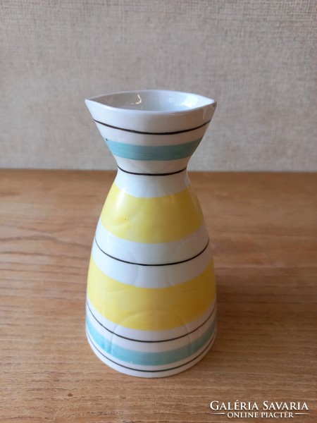 Zsolnay's retro striped vase - less common form