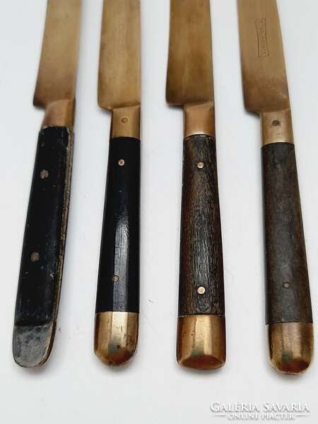 Old copper knives, 15.3 cm, 4 in one
