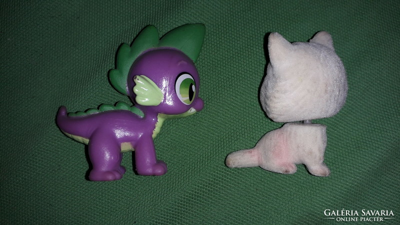Minőségi Littlest Pet Shop figurák cica és kölyök dínó egyben a kettő a képek szerint