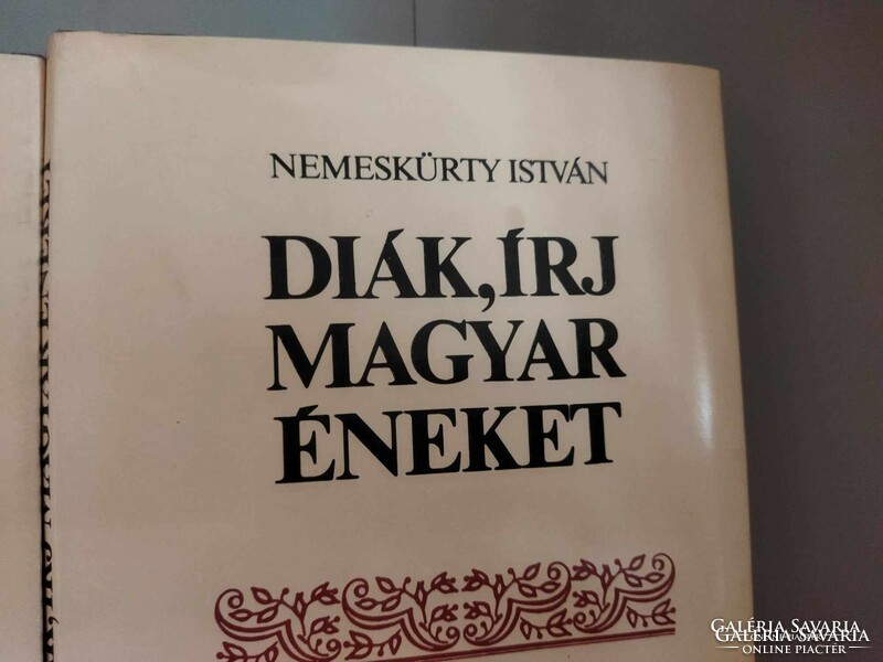 The history of Hungarian literature until 1945 student István Nemeskürty, ​write Hungarian songs i-ii.