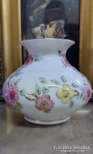 Zsolnay porcelain vase with pigeon marking