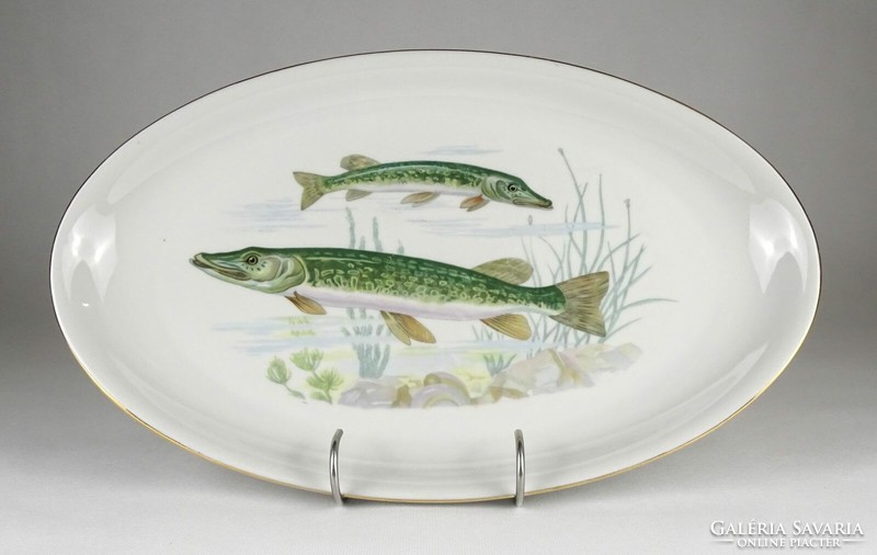 Porcelain fish dinner set marked 1N980 12 pieces
