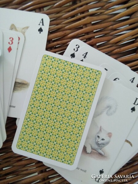 Egy pakli, macskás kártya - újszerű állapotban