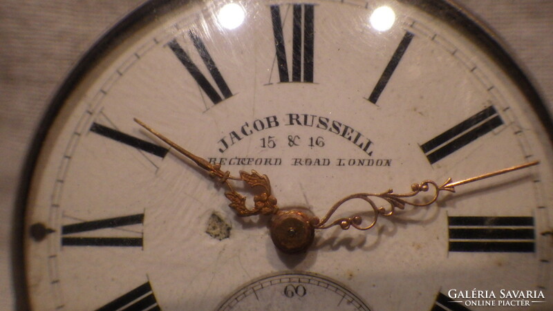 Jacob russell rockford road london antique back pocket watch with key