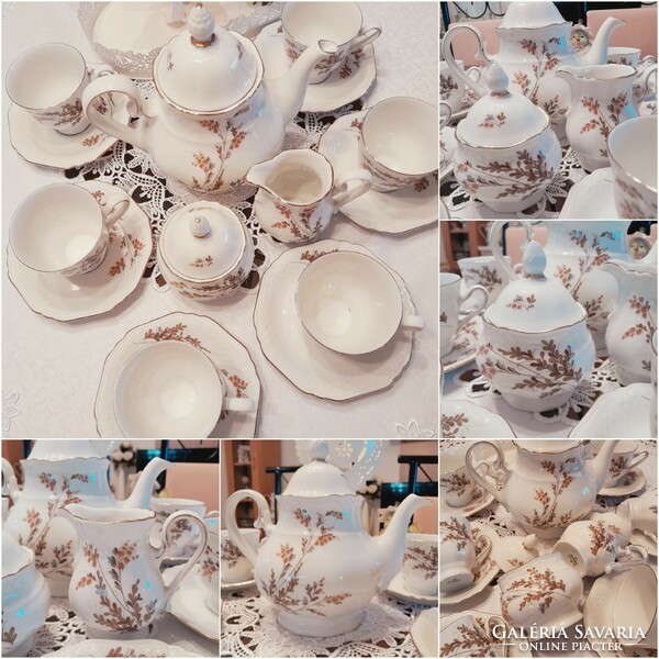 Porcelain tea coffee set