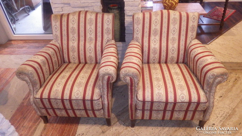 2 Biedermeier armchair covers, good condition