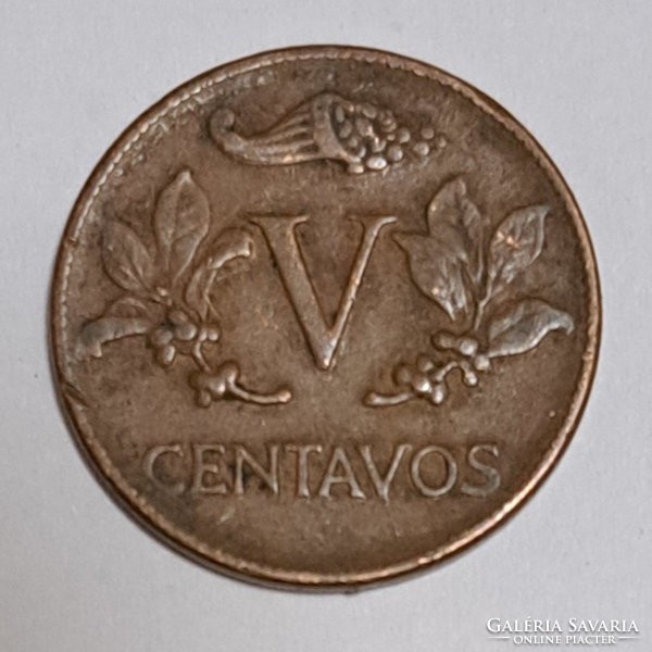 1959. Kolumbia 5 Centavos (581)