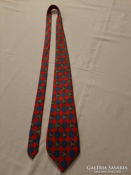 Roberta Lattanzi silk tie - check pattern - like new - rarity (10)