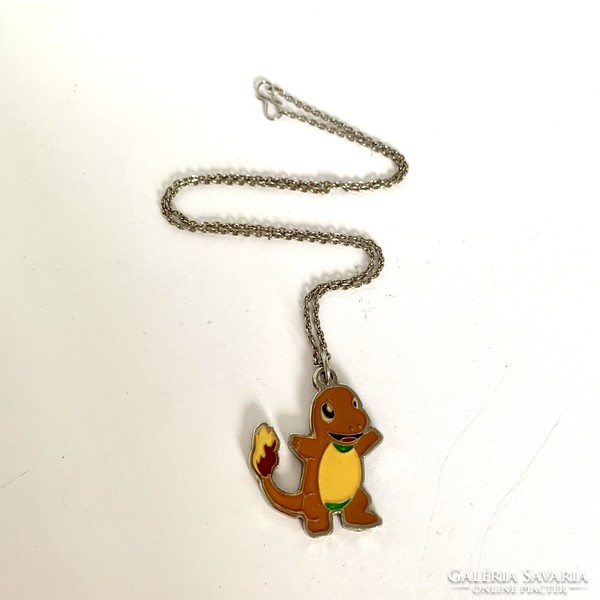 Dino children's necklace, dinosaur baby children's chain, dino boy or girl necklace made of metal